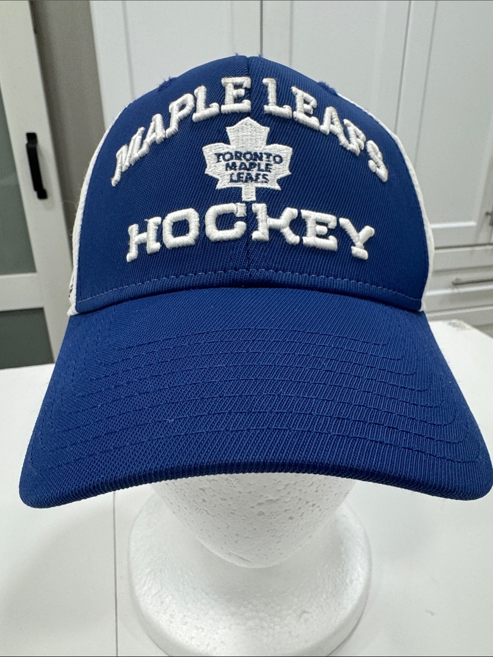 Reebok Royal Blue and White Maple Leafs Hockey Cap